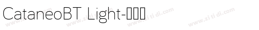 CataneoBT Light字体转换